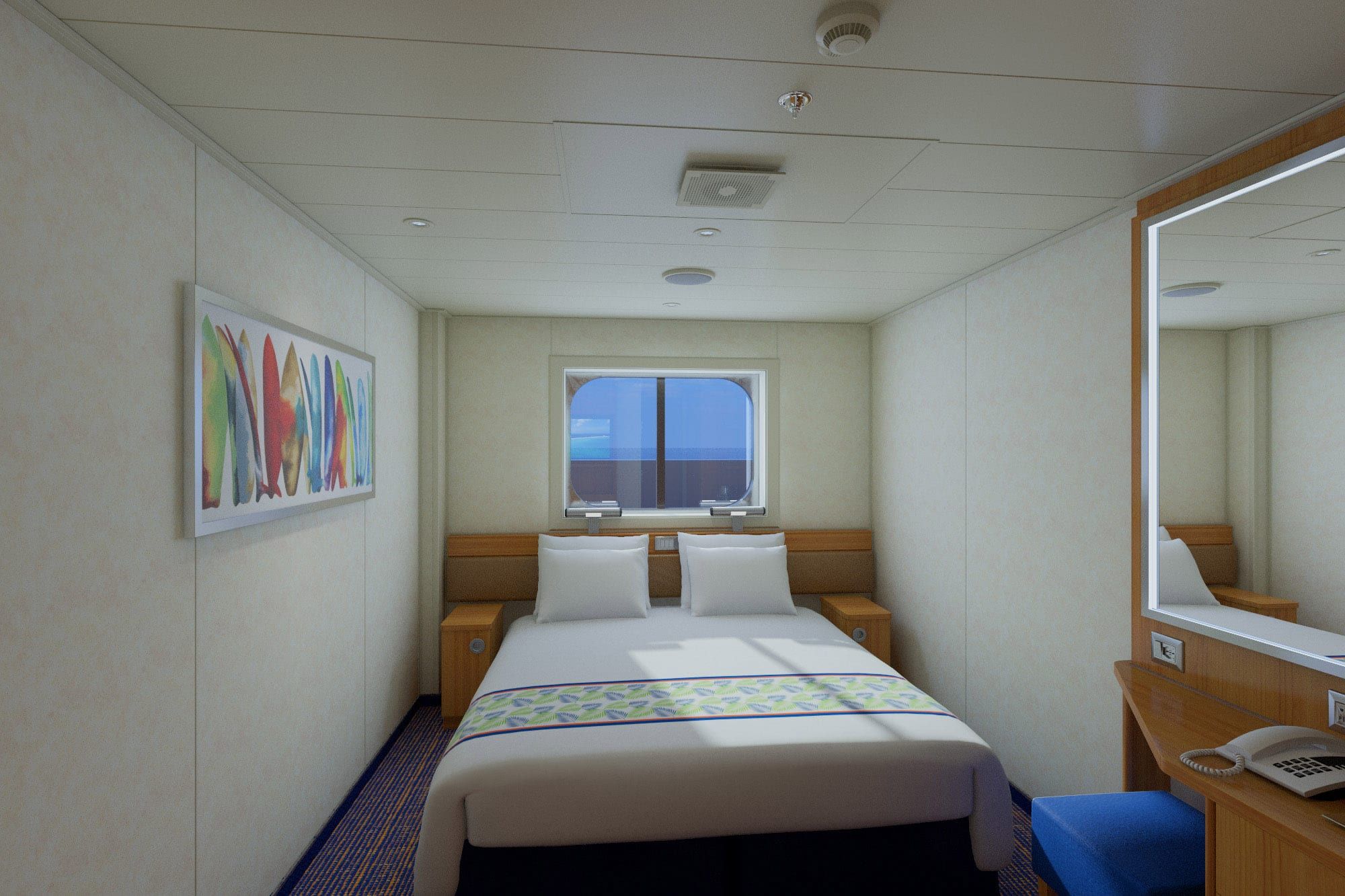 Carnival Sunrise Interior with Picture Window (Obstructed View) (4J) cabin, photo 2 of 6