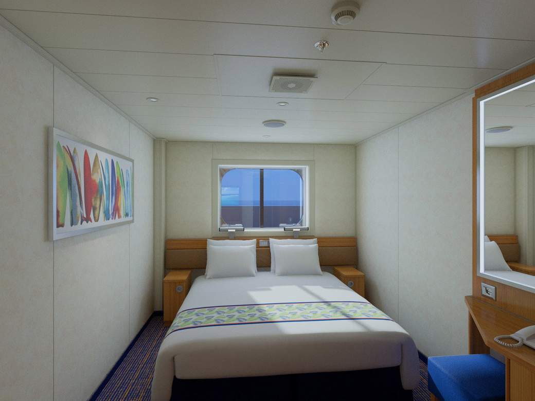 Carnival Sunrise Interior with Picture Window (Obstructed View) (4J) cabin, photo 1 of 6 Carnival Sunrise Interior with Picture Window (Obstructed View) (4J) cabin, photo 1 of 6