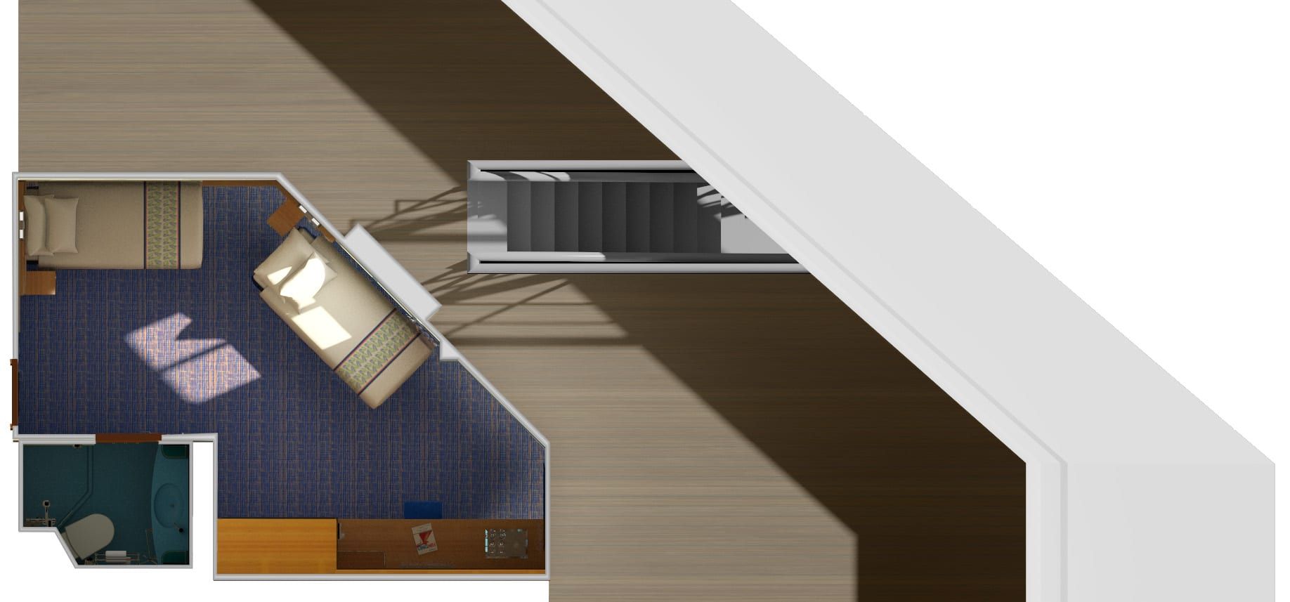 Carnival Sunrise Interior with Picture Window (Obstructed View) (4J) floor plan, photo 1 of 5