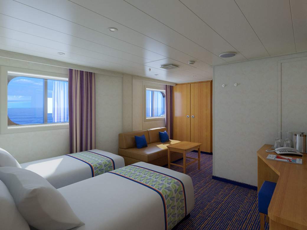 Carnival Sunrise Ocean View (6B) cabin Carnival Sunrise Ocean View (6B) cabin