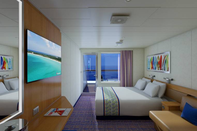 Carnival Sunrise Aft-View Extended Balcony (8M) cabin, photo 4 of 5