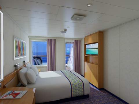 Carnival Sunrise Aft-View Extended Balcony (8M) cabin, photo 5 of 5 Carnival Sunrise Aft-View Extended Balcony (8M) cabin, photo 5 of 5