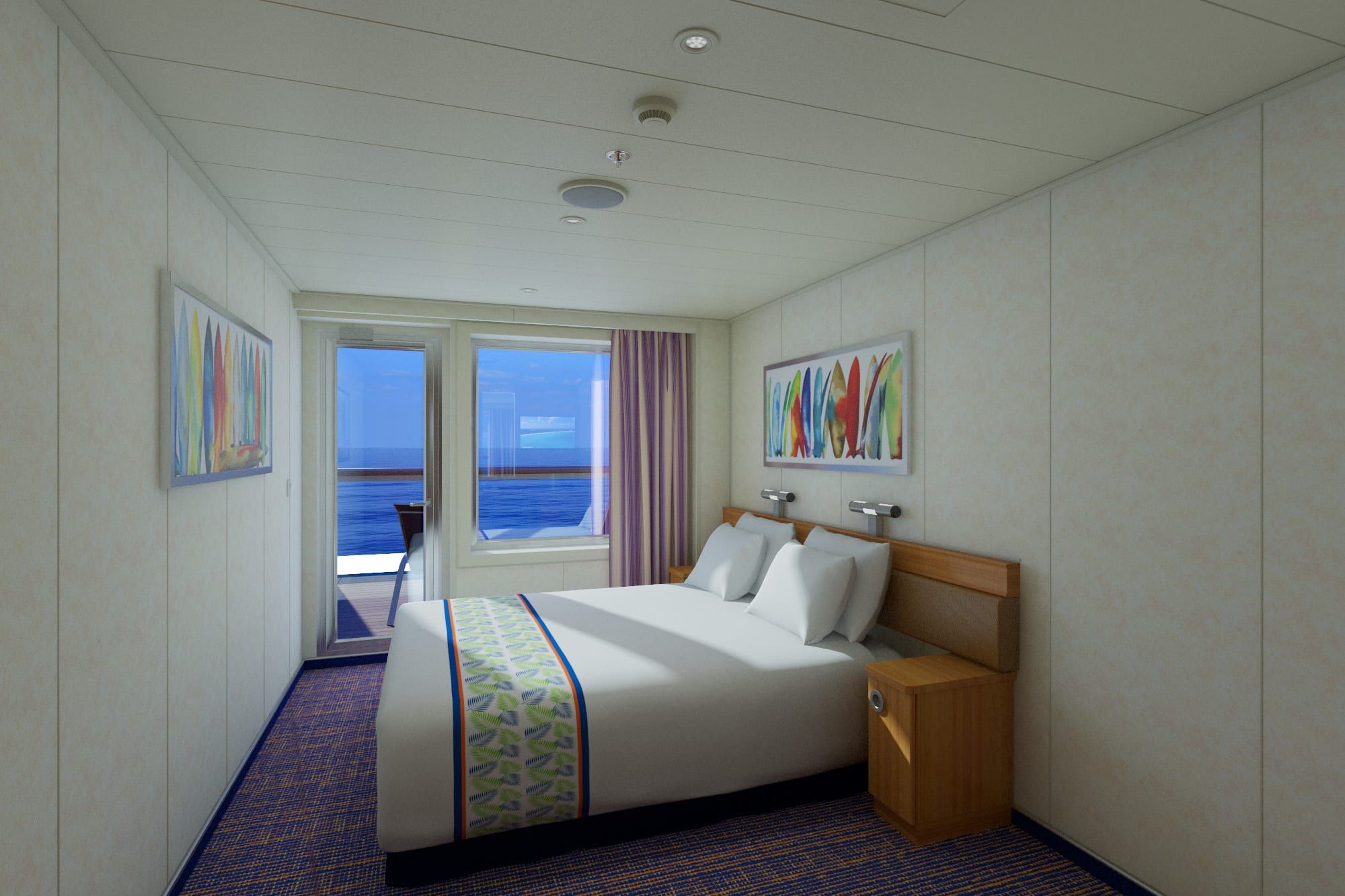 Carnival Sunrise Aft-View Extended Balcony (8M) cabin, photo 3 of 5