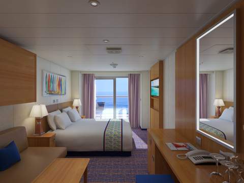 Carnival Sunrise Aft-View Extended Balcony (8M) cabin, photo 1 of 5 Carnival Sunrise Aft-View Extended Balcony (8M) cabin, photo 1 of 5