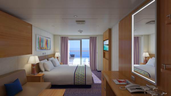 Carnival Sunrise Aft-View Extended Balcony (8M) cabin, photo 1 of 5 Carnival Sunrise Aft-View Extended Balcony (8M) cabin, photo 1 of 5