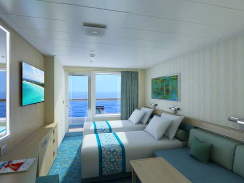 Carnival Sunrise Cloud 9 Spa Balcony (8P) cabin, photo 1 of 2 Carnival Sunrise Cloud 9 Spa Balcony (8P) cabin, photo 1 of 2