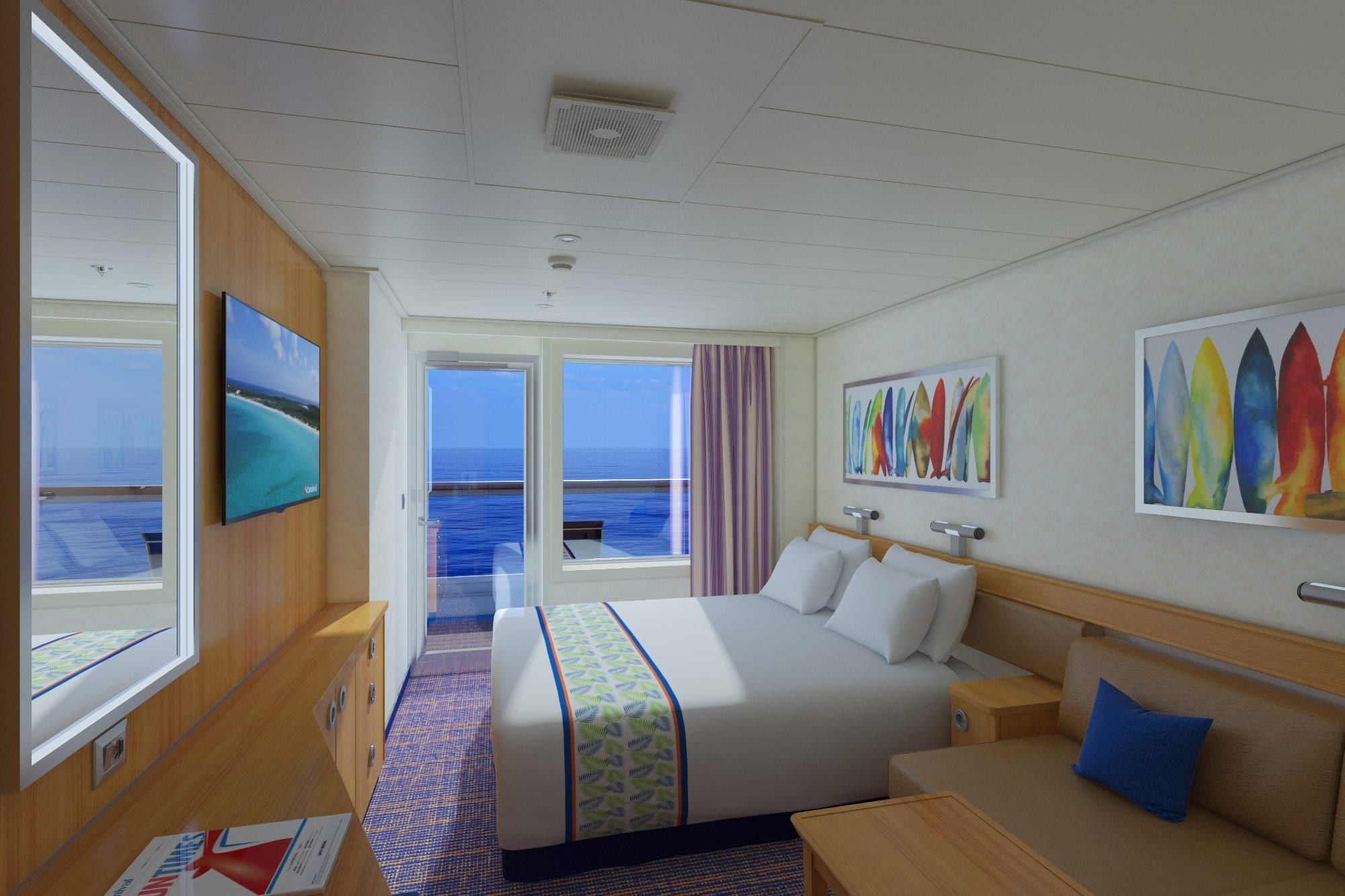 Carnival Sunrise Balcony (8B) cabin, photo 1 of 3
