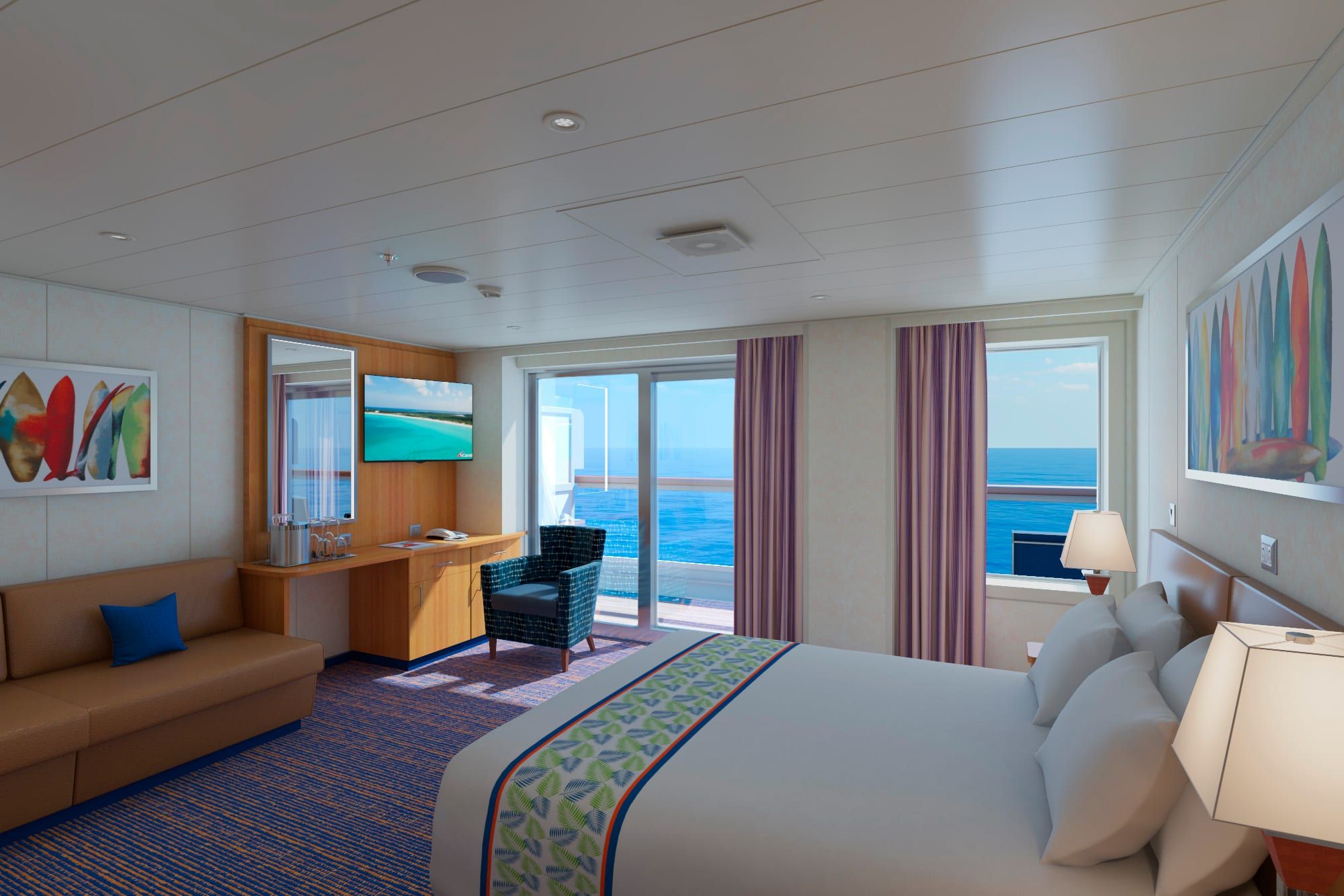 Carnival Sunrise Balcony - Accessible (8D) cabin