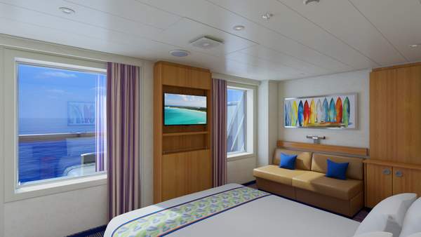 Carnival Sunrise Balcony (8A) cabin, photo 1 of 3 Carnival Sunrise Balcony (8A) cabin, photo 1 of 3