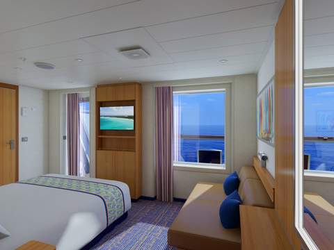 Carnival Sunrise Balcony (8B) cabin, photo 3 of 3 Carnival Sunrise Balcony (8B) cabin, photo 3 of 3