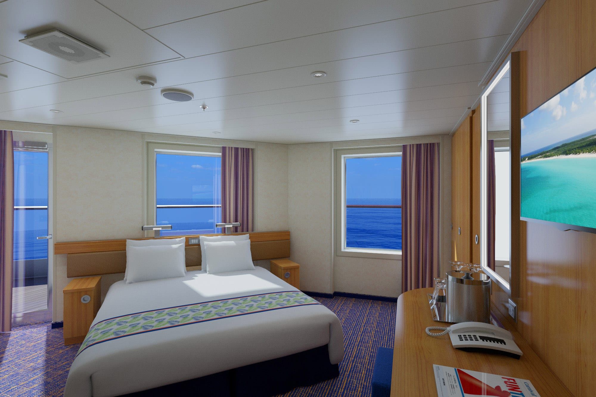 Carnival Sunrise Premium Vista Balcony (9C) cabin, photo 1 of 3