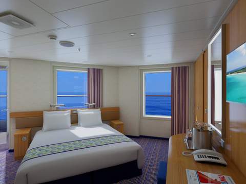 Carnival Sunrise Premium Vista Balcony (9C) cabin, photo 1 of 3
