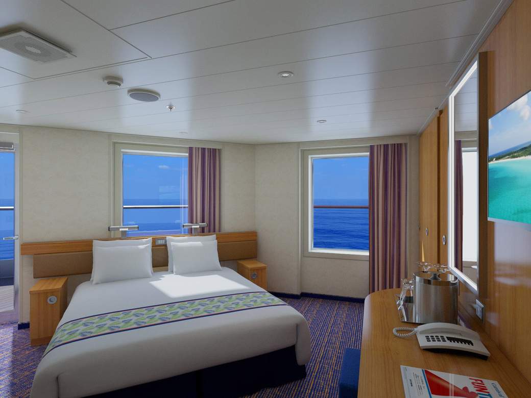 Carnival Sunrise Premium Vista Balcony (9C) cabin, photo 1 of 3