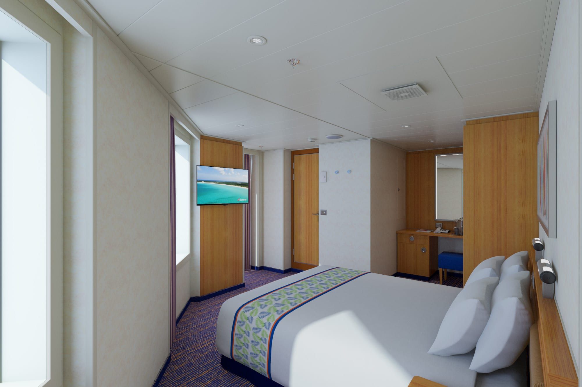 Carnival Sunrise Premium Vista Balcony (9C) cabin, photo 2 of 3
