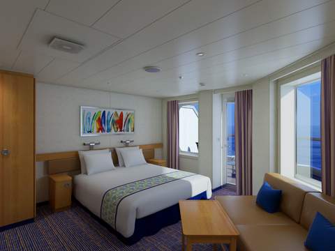 Carnival Sunrise Premium Vista Balcony (9C) cabin, photo 3 of 3