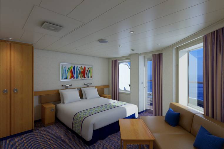 Carnival Sunrise Premium Vista Balcony (9C) cabin, photo 3 of 3
