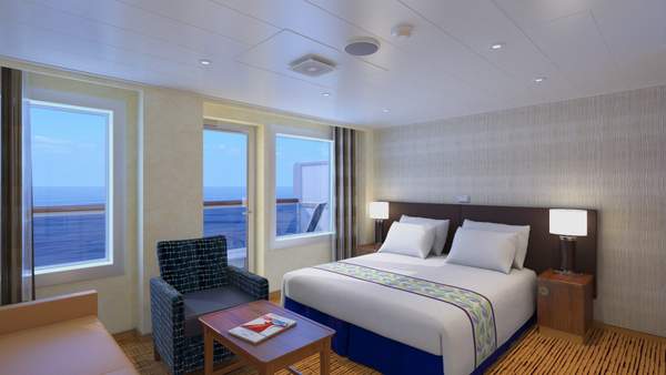 Carnival Sunrise Ocean Suite (OS) cabin