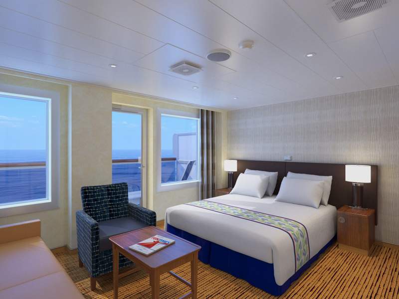Carnival Sunrise Ocean Suite (OS) cabin