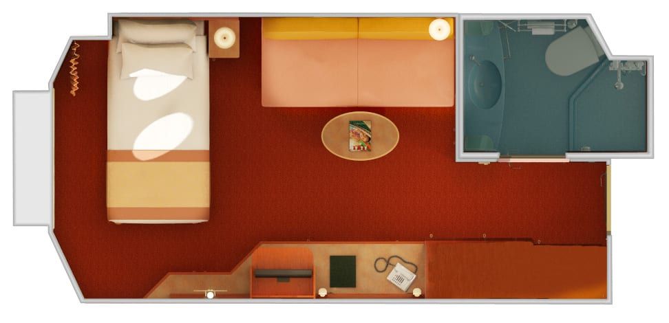 Carnival Liberty Interior Upper/Lower (1A) floor plan, photo 3 of 6
