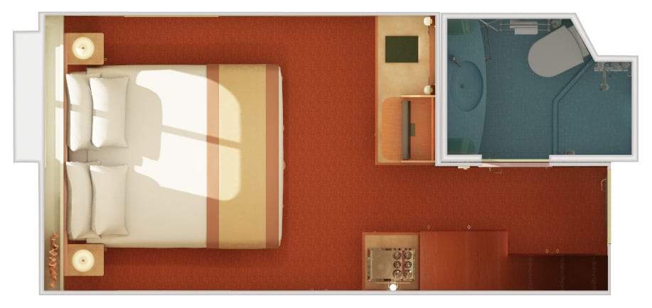 Carnival Glory Interior with Picture Window (Walkway View) (4J) floor plan, photo 1 of 2 Carnival Glory Interior with Picture Window (Walkway View) (4J) floor plan, photo 1 of 2