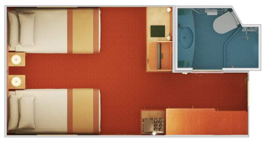 Carnival Liberty Interior (4B) floor plan Carnival Liberty Interior (4B) floor plan