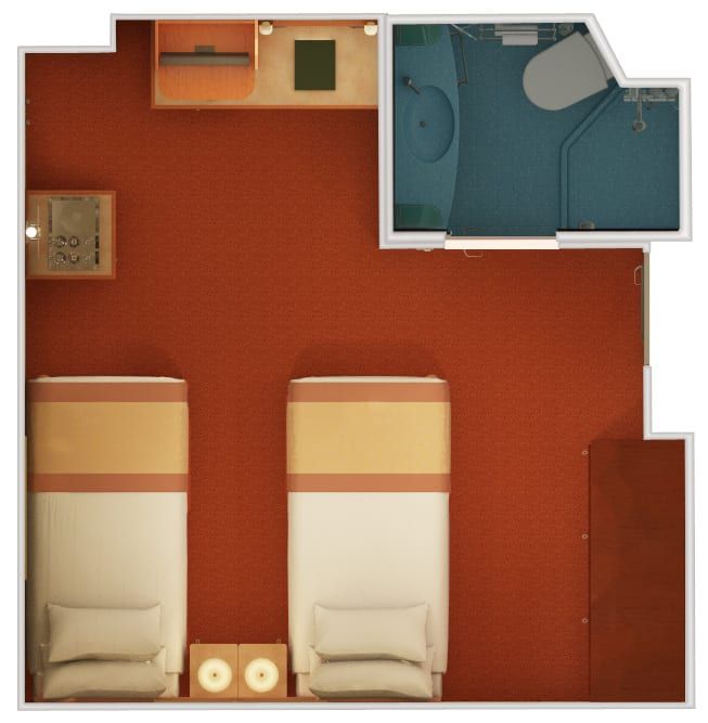 Carnival Glory Interior (4E) floor plan, photo 2 of 2
