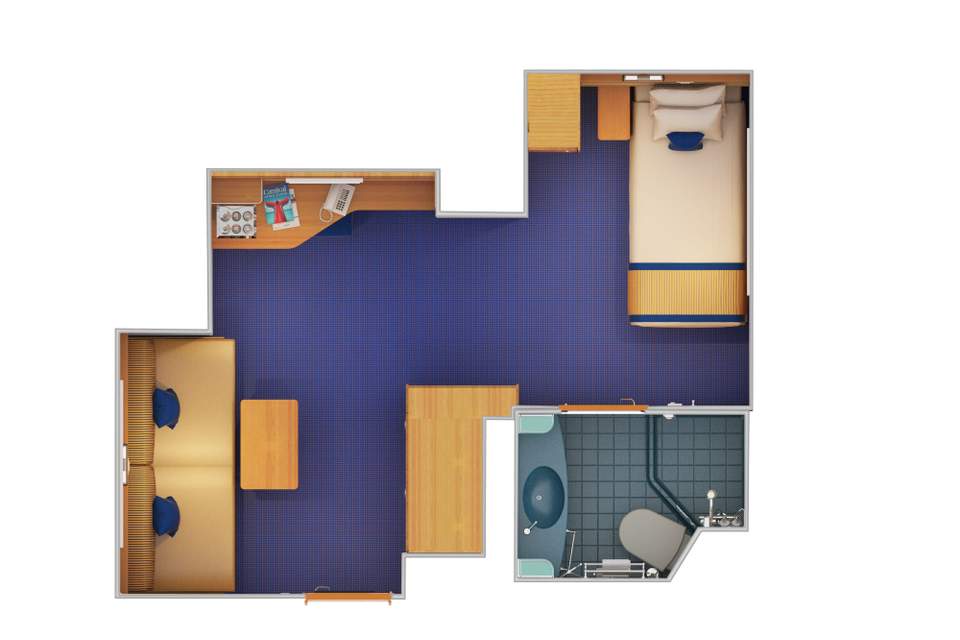 Carnival Sunrise Interior Upper/Lower (1A) floor plan, photo 1 of 6 Carnival Sunrise Interior Upper/Lower (1A) floor plan, photo 1 of 6