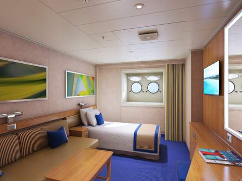 Carnival Radiance Interior Upper/Lower (1A) cabin, photo 1 of 6 Carnival Radiance Interior Upper/Lower (1A) cabin, photo 1 of 6