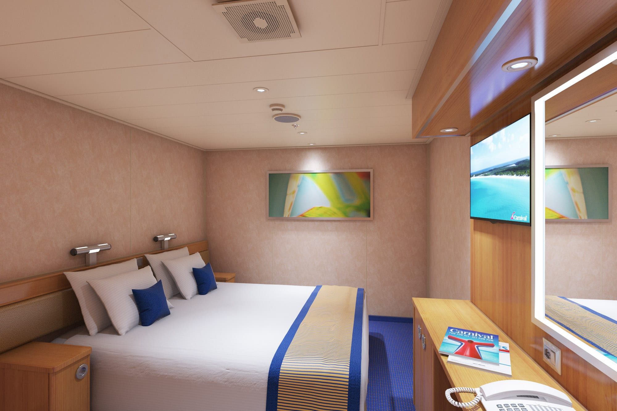 Carnival Radiance Interior (4C) cabin