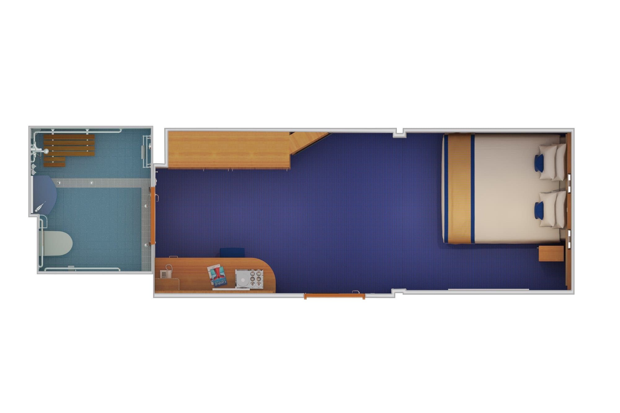 Carnival Radiance Interior - Accessible (4F) floor plan