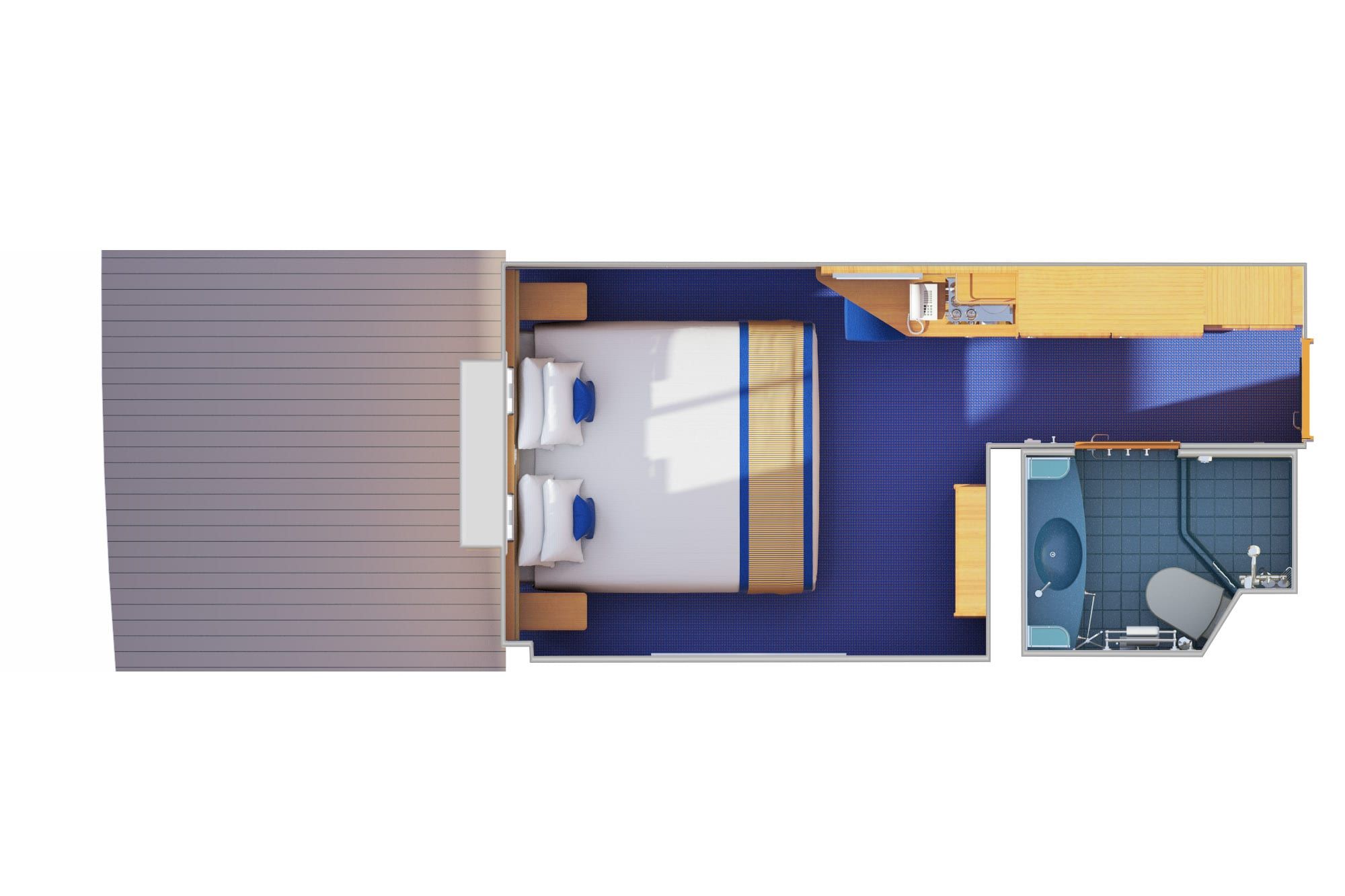 Carnival Sunrise Interior with Picture Window (Obstructed View) (4J) floor plan, photo 2 of 5