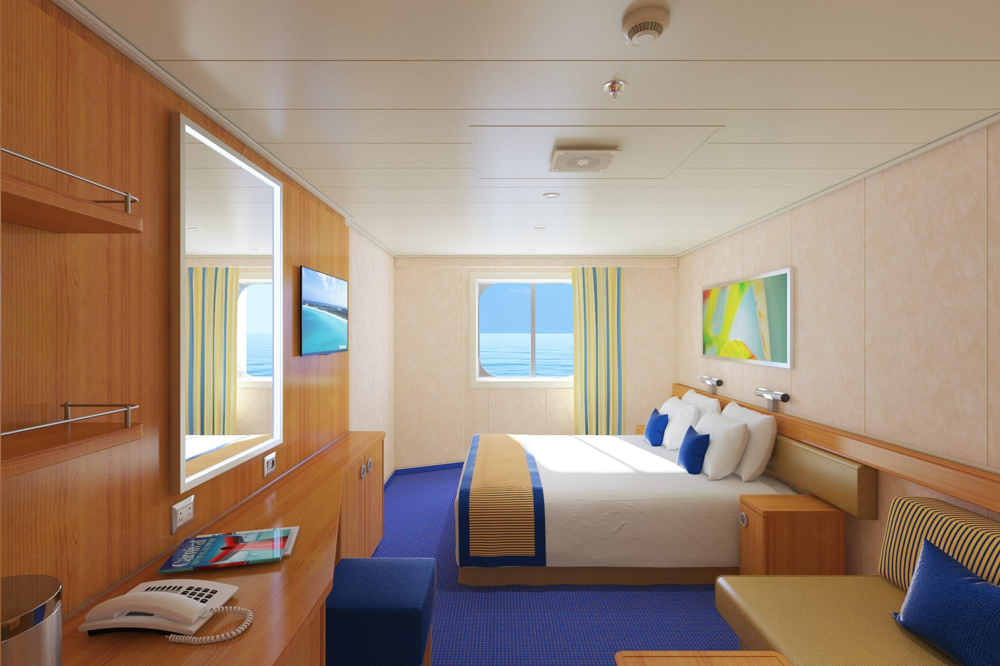 Carnival Radiance Ocean View (6B) cabin, photo 4 of 4