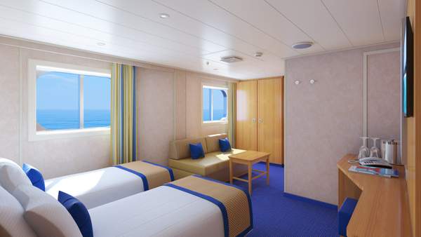 Carnival Radiance Ocean View (6B) cabin, photo 1 of 4