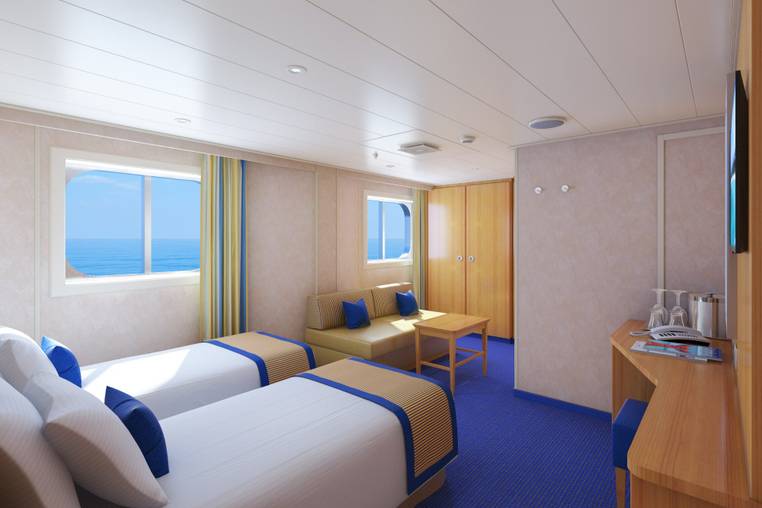Carnival Radiance Ocean View (6B) cabin, photo 1 of 4
