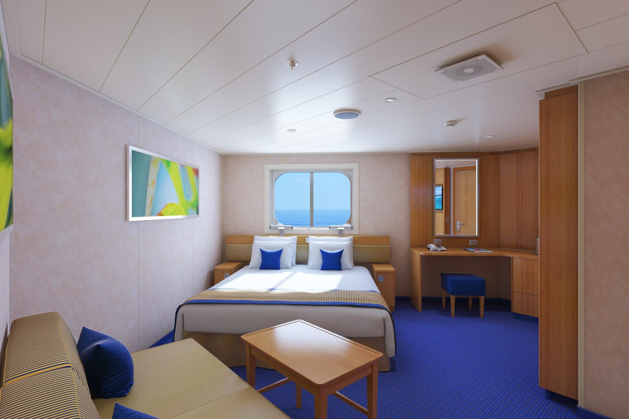 Carnival Radiance Ocean View (6B) cabin, photo 2 of 4