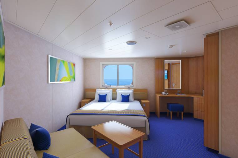 Carnival Radiance Ocean View (6B) cabin, photo 2 of 4