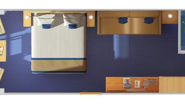 Carnival Sunrise Scenic Ocean View (6J) floor plan Carnival Sunrise Scenic Ocean View (6J) floor plan