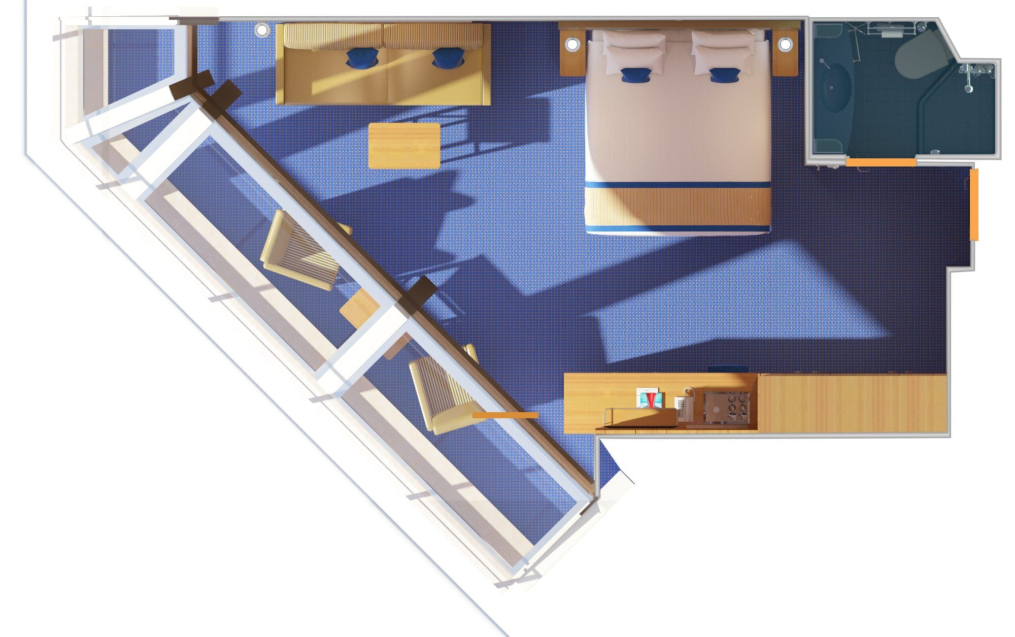 Carnival Sunrise Scenic Grand Ocean View (6K) floor plan