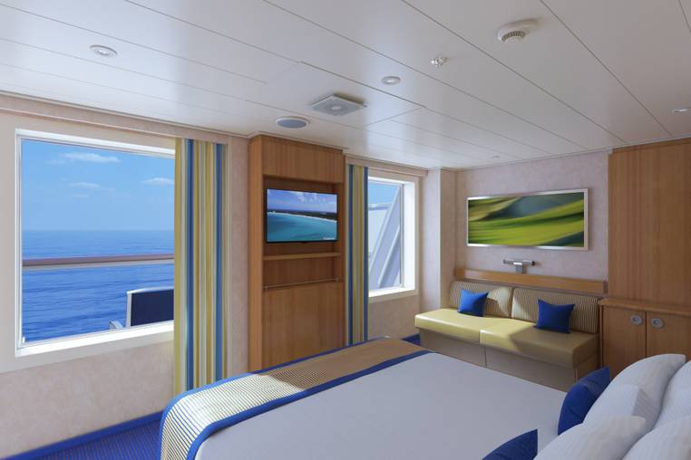 Carnival Radiance Balcony (8A) cabin, photo 1 of 2