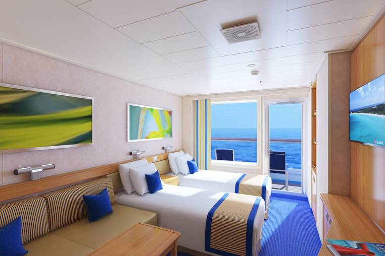 Carnival Radiance Balcony (8B) cabin, photo 1 of 3
