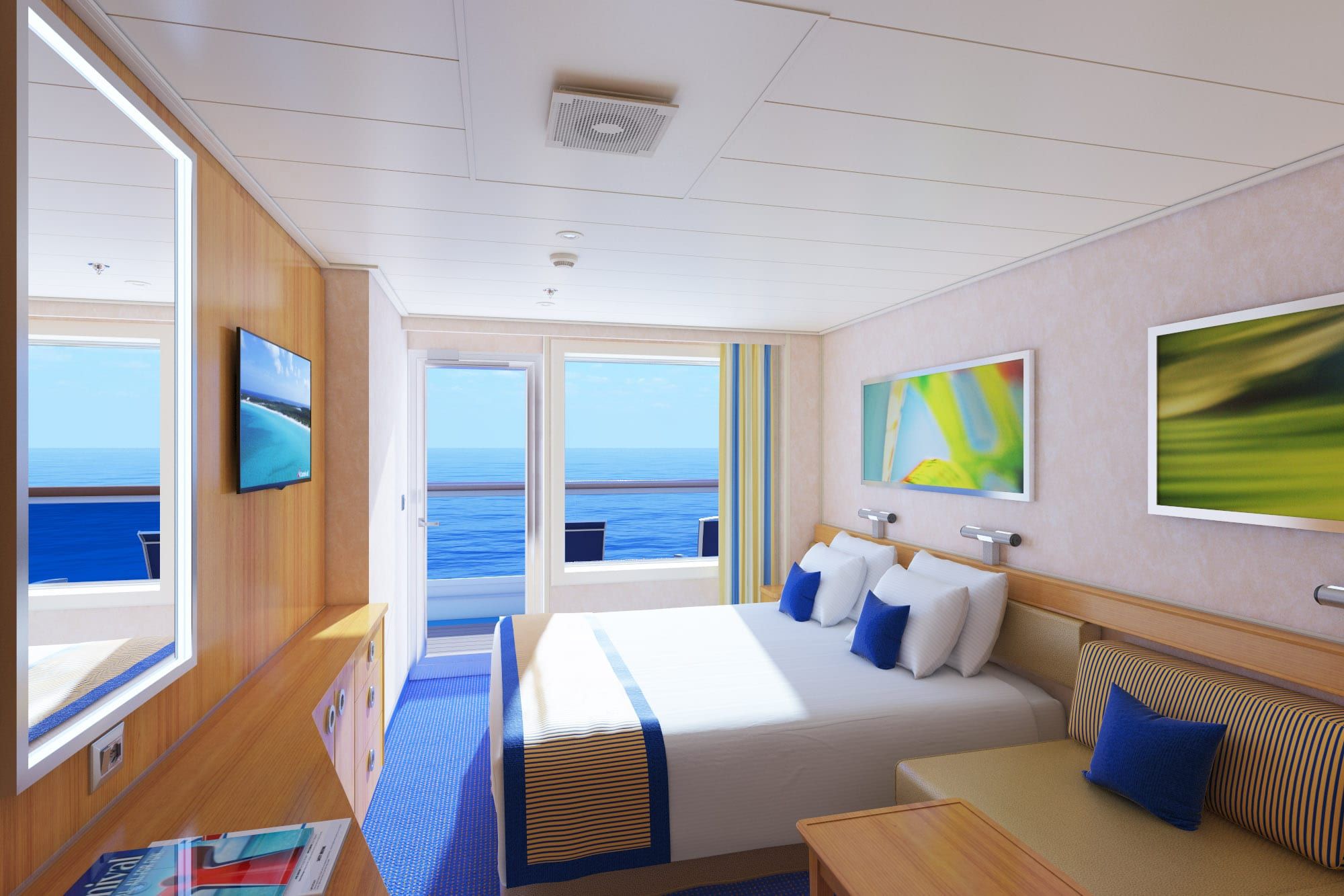 Carnival Radiance Balcony (8B) cabin, photo 2 of 3