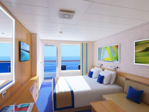 Carnival Radiance Balcony (8B) cabin, photo 2 of 3