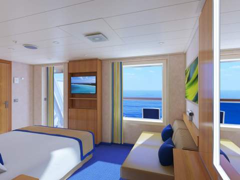 Carnival Radiance Balcony (8B) cabin, photo 3 of 3