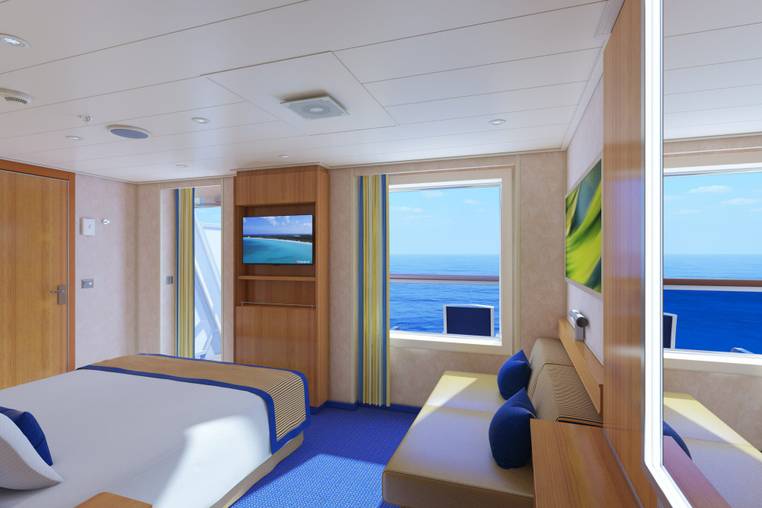 Carnival Radiance Balcony (8B) cabin, photo 3 of 3