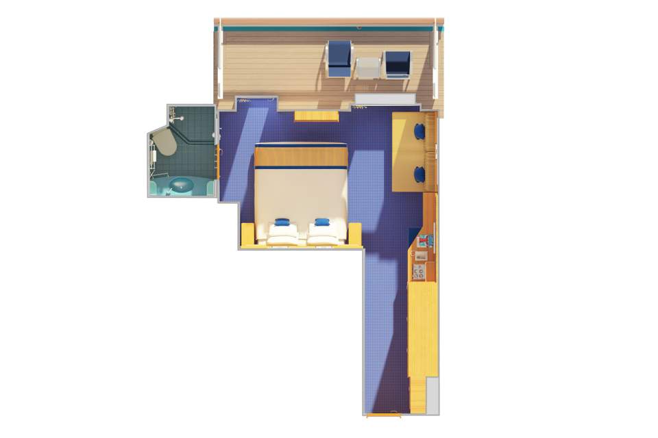 Carnival Sunrise Balcony (8B) floor plan, photo 1 of 3 Carnival Sunrise Balcony (8B) floor plan, photo 1 of 3