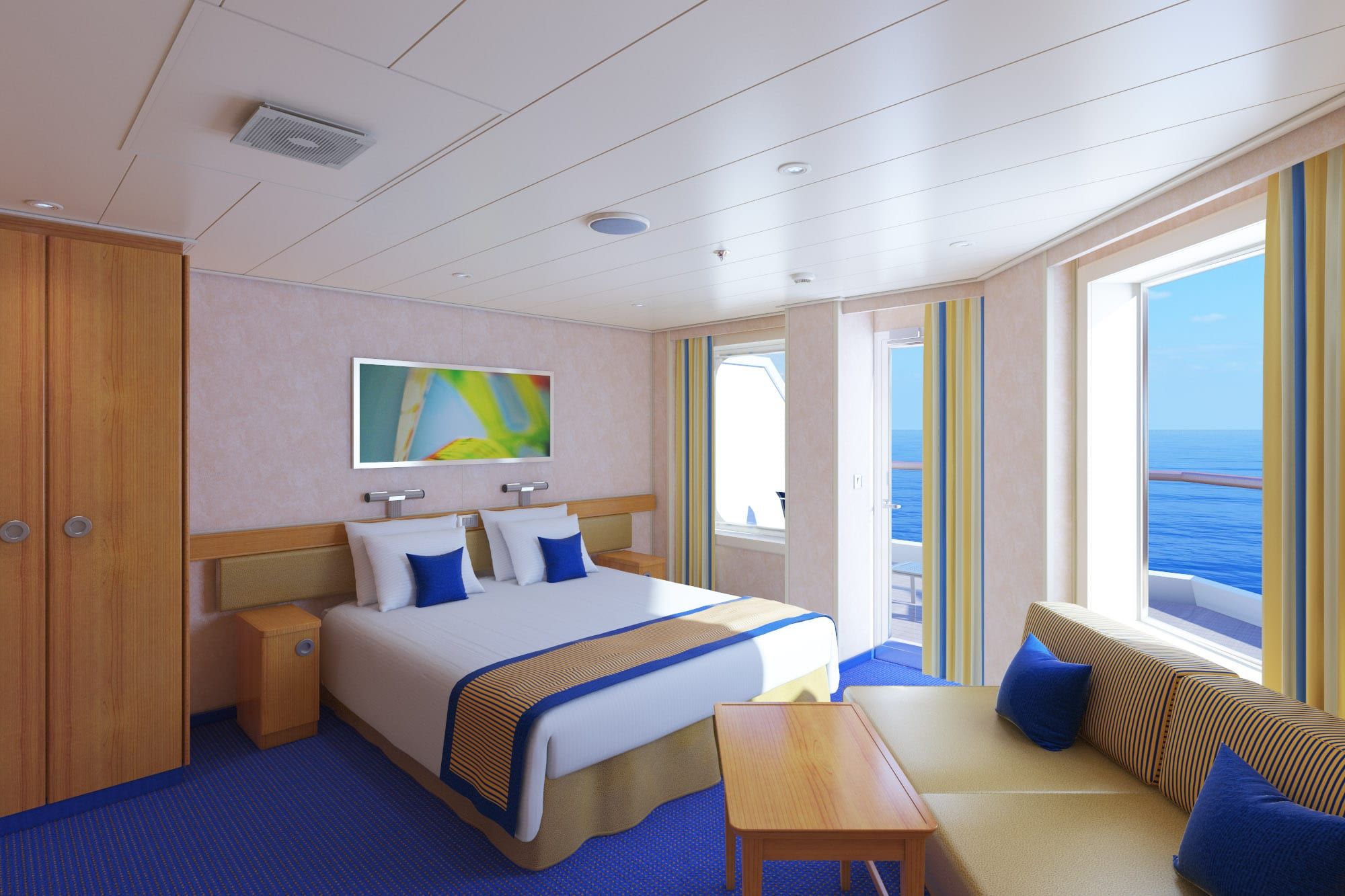 Carnival Radiance Premium Vista Balcony (9C) cabin, photo 1 of 3