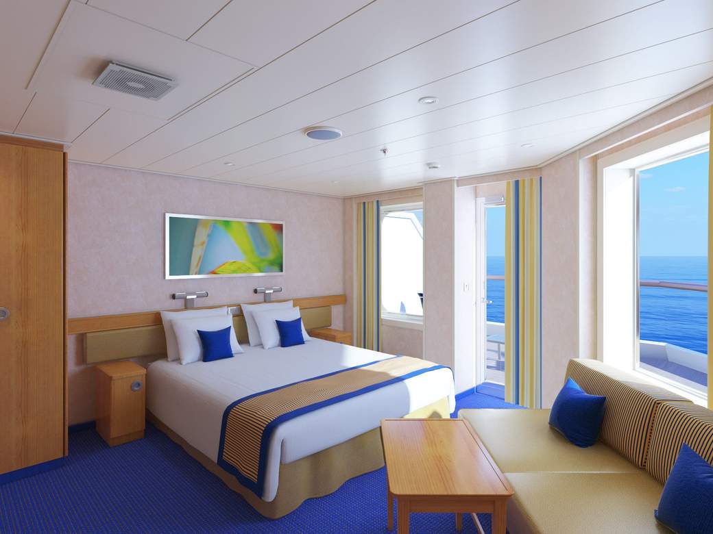 Carnival Radiance Premium Vista Balcony (9C) cabin, photo 1 of 3 Carnival Radiance Premium Vista Balcony (9C) cabin, photo 1 of 3