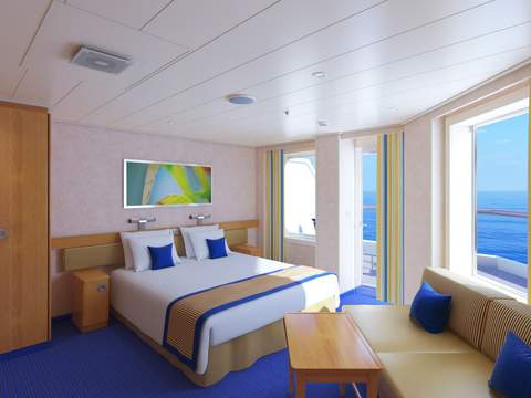 Carnival Radiance Premium Vista Balcony (9C) cabin, photo 1 of 3 Carnival Radiance Premium Vista Balcony (9C) cabin, photo 1 of 3