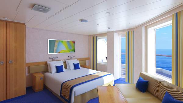 Carnival Radiance Premium Vista Balcony (9C) cabin, photo 1 of 3 Carnival Radiance Premium Vista Balcony (9C) cabin, photo 1 of 3
