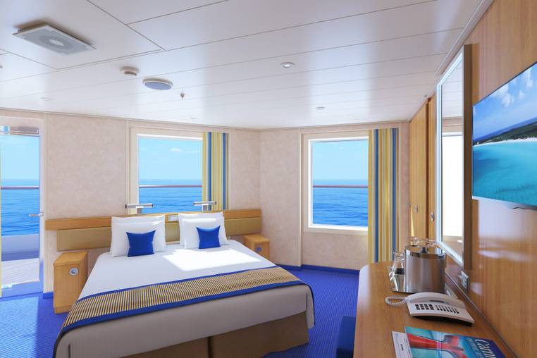 Carnival Radiance Premium Vista Balcony (9C) cabin, photo 2 of 3